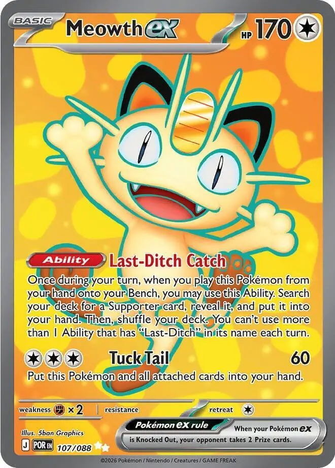 Meowth ex Basic