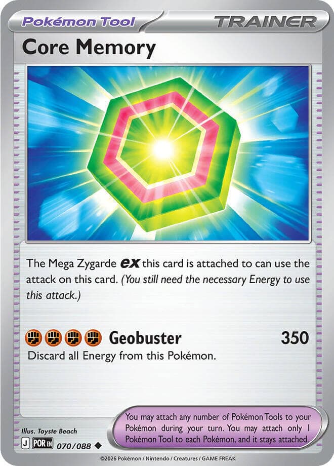 Core Memory Pokémon Tool
