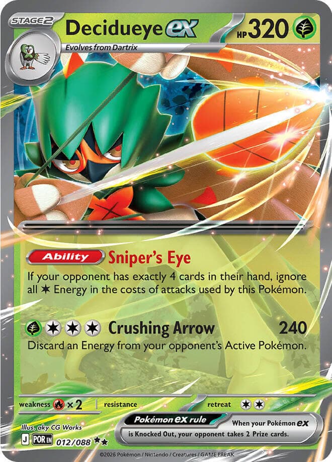 Decidueye ex Stage 2
