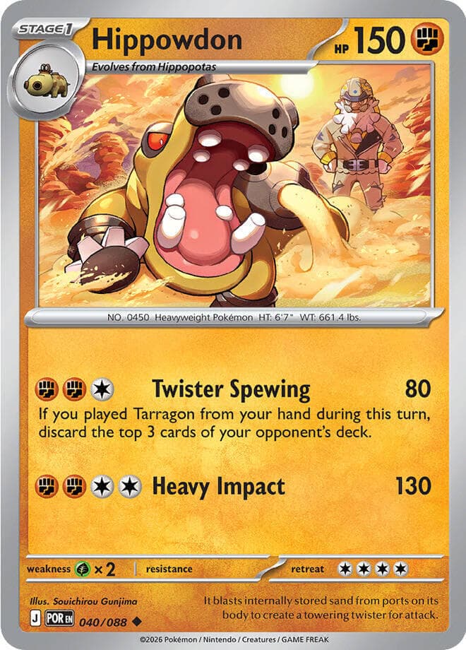 Hippowdon Stage 1