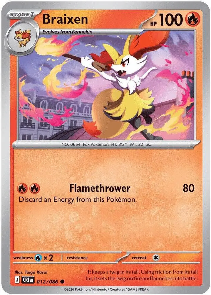 Braixen Stage 1