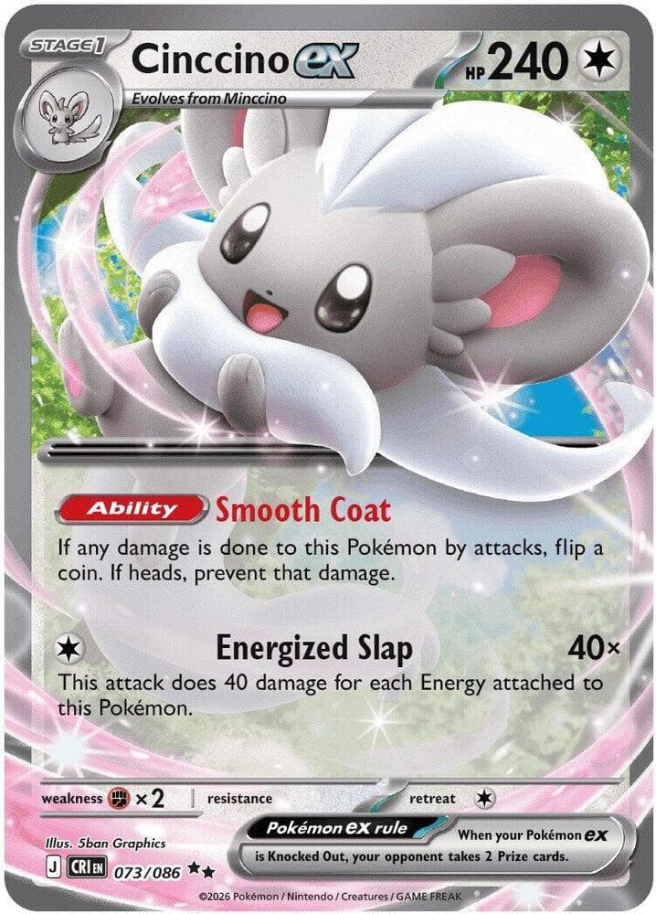 Cinccino ex Stage 1