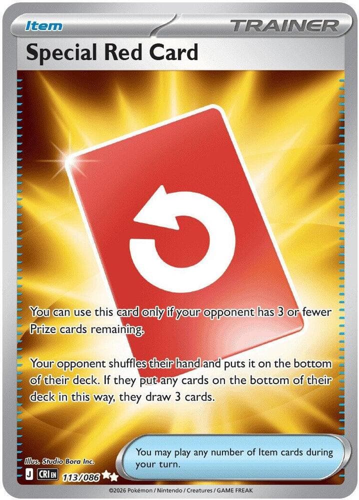 Special Red Card Item