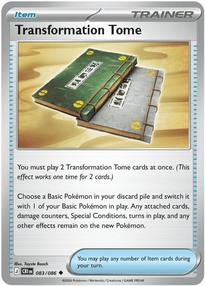 Transformation Tome Item