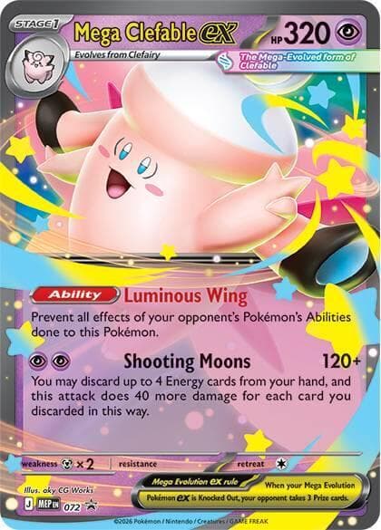Mega Clefable ex 072 Stage 1