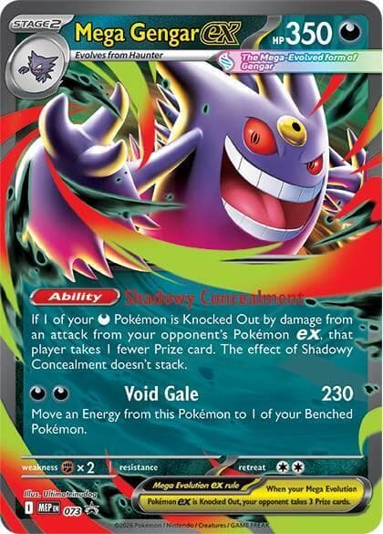 Mega Gengar ex 073 Stage 2
