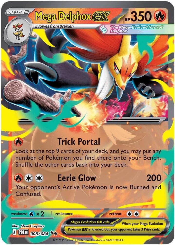 Mega Delphox ex Stage 2