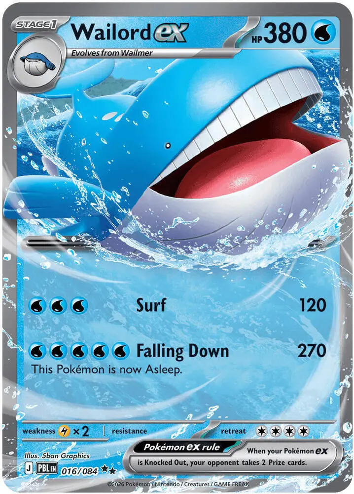 Wailord ex Stage 1
