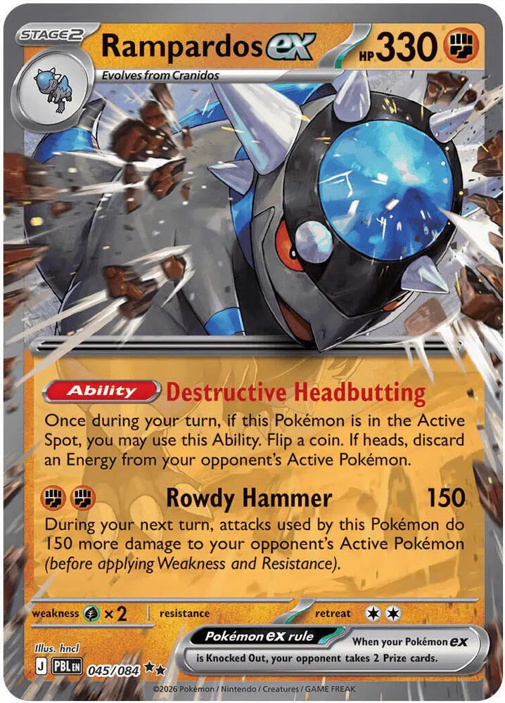 Rampardos ex Stage 2
