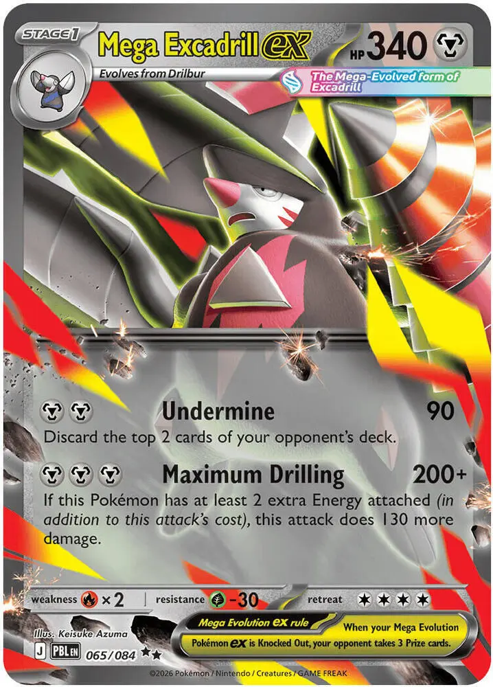 Mega Excadrill ex Stage 1