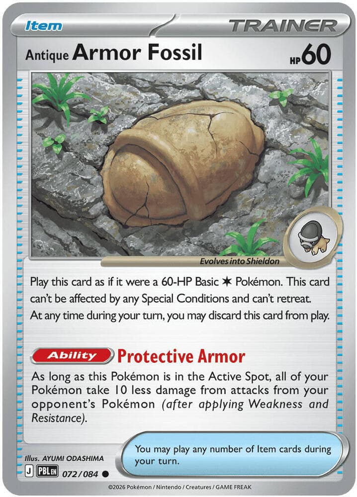 Antique Armor Fossil Item