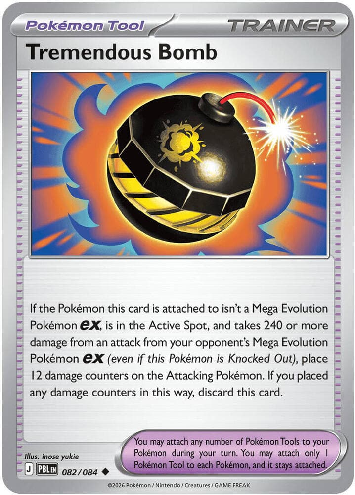 Tremendous Bomb Pokémon Tool