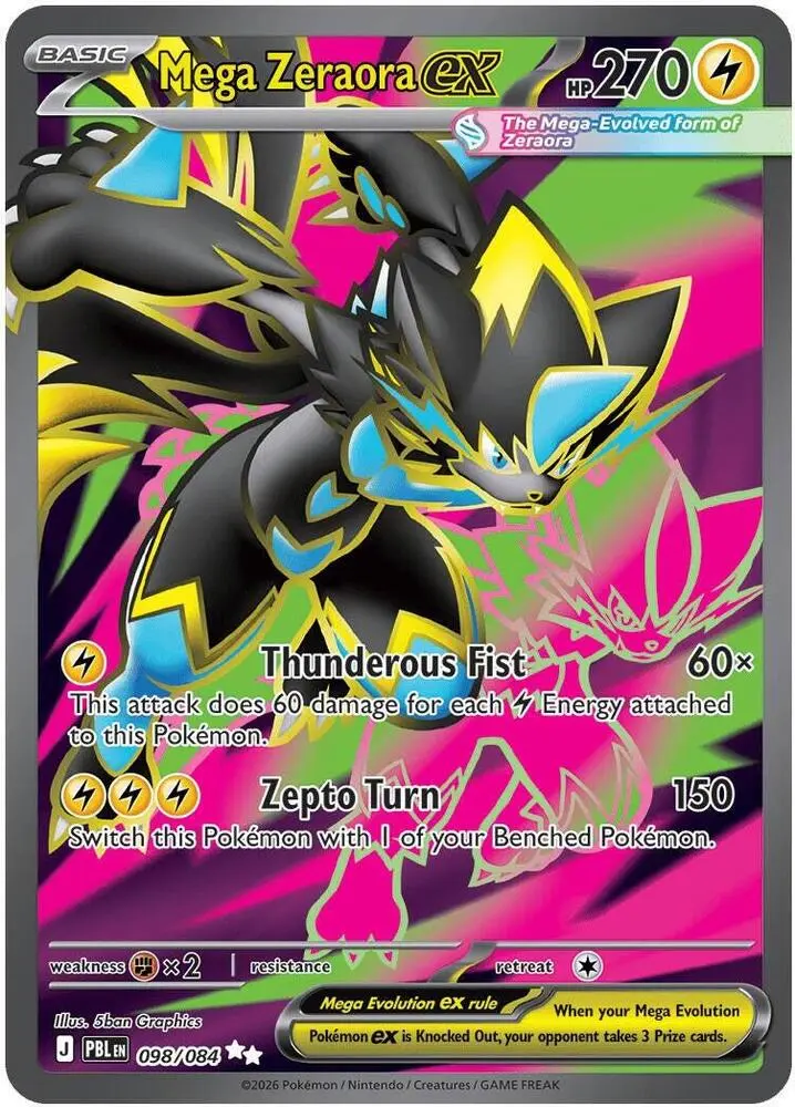 Mega Zeraora ex Basic