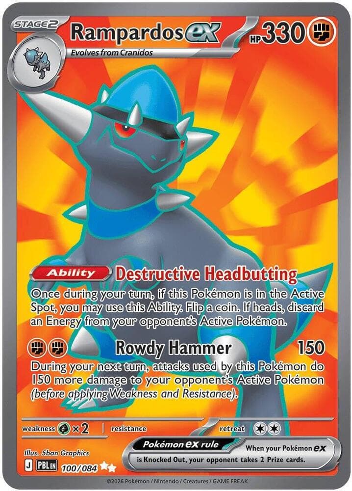 Rampardos ex Stage 2