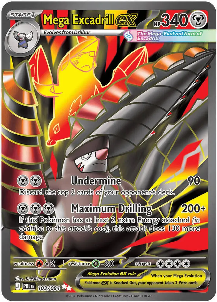 Mega Excadrill ex Stage 1