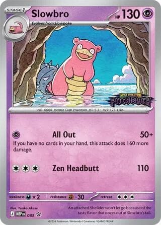 Slowbro 083 Pitch Black Stamped Stage 1