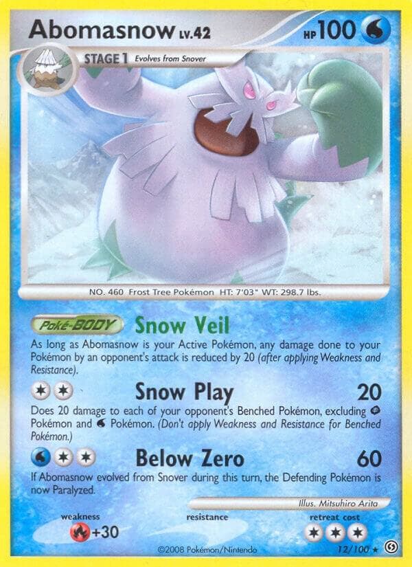 Abomasnow Stage 1