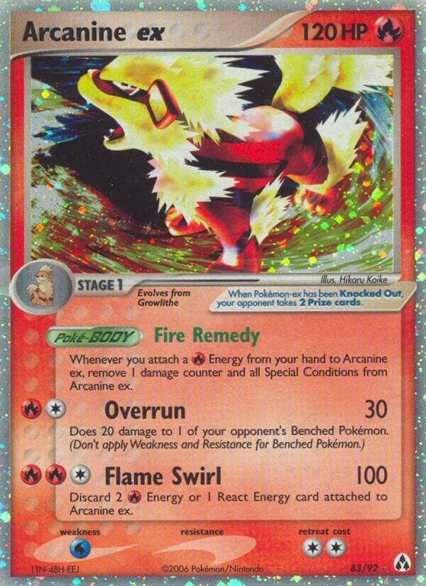 Arcanine ex Stage 1