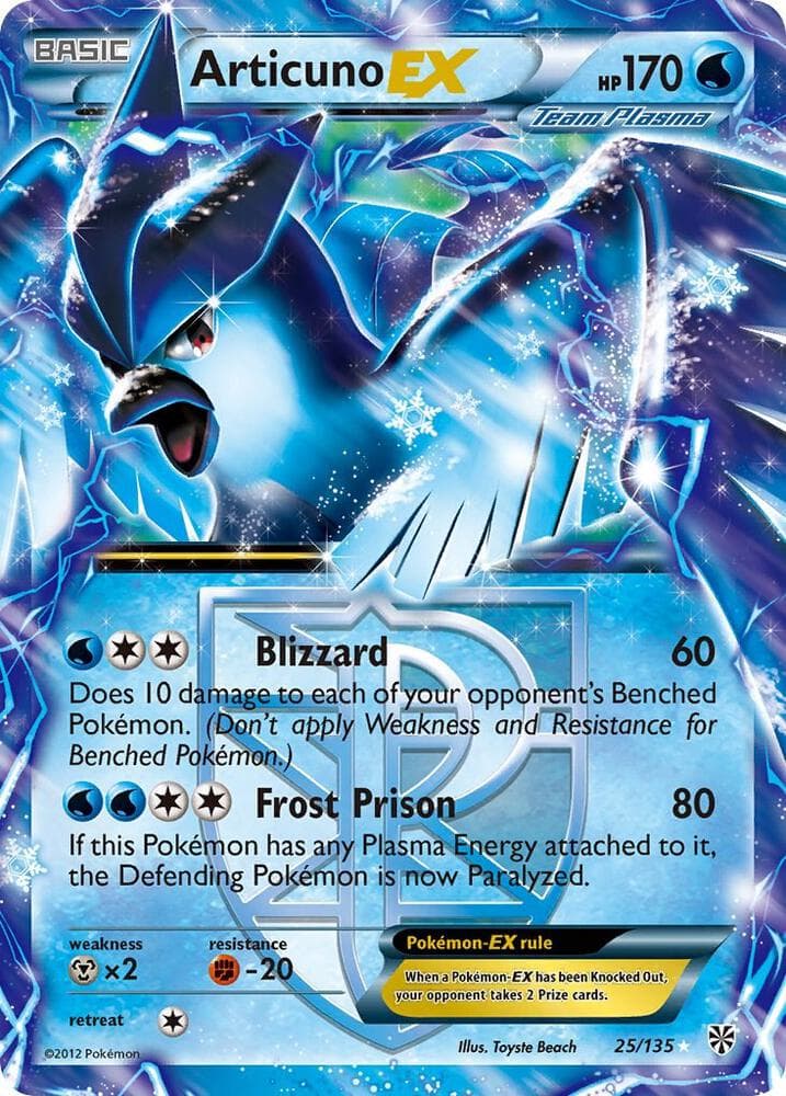Articuno EX Team Plasma Basic