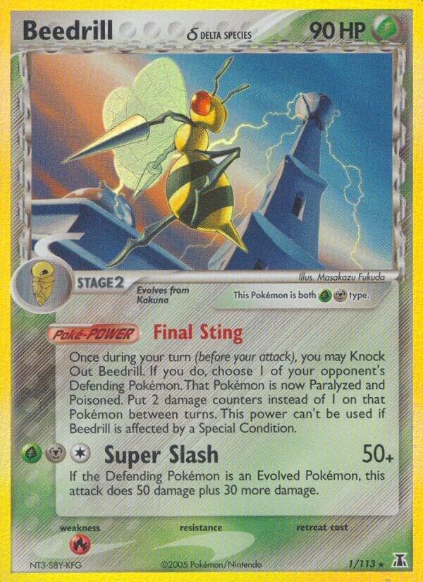 Beedrill Delta Species Stage 2