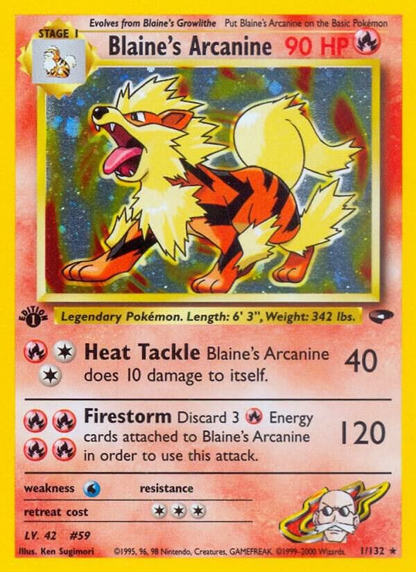 Blaine's Arcanine Stage 1