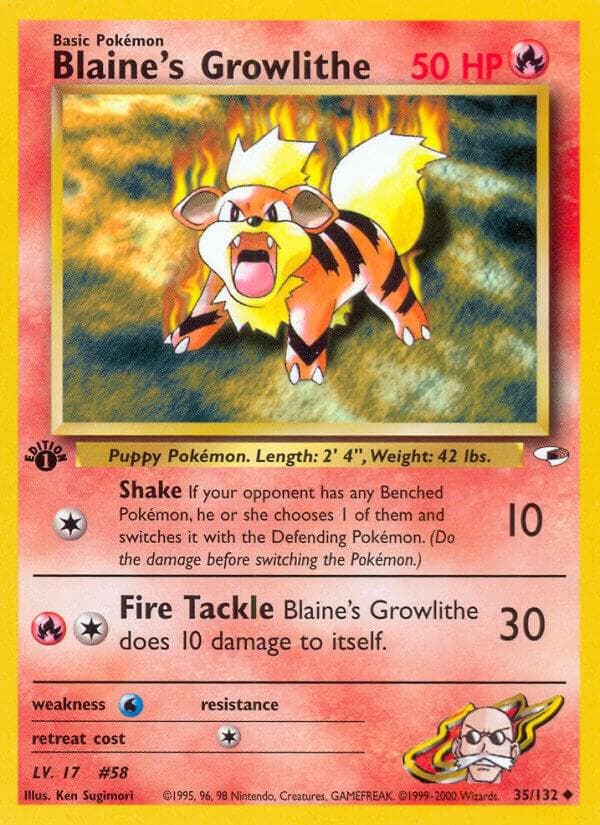 Blaine's Growlithe Basic