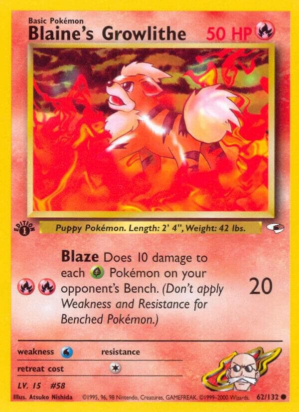 Blaine's Growlithe Basic