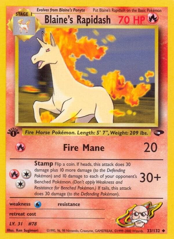 Blaine's Rapidash Stage 1