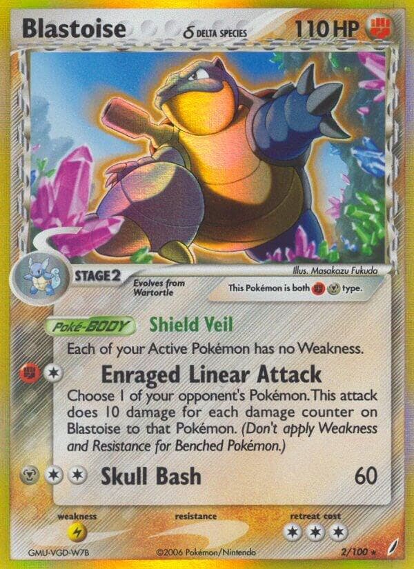 Blastoise Delta Species Stage 2