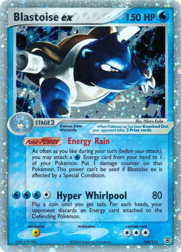 Blastoise ex Stage 2