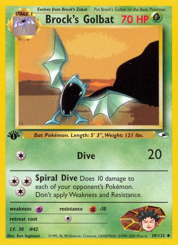 Brock's Golbat Stage 1