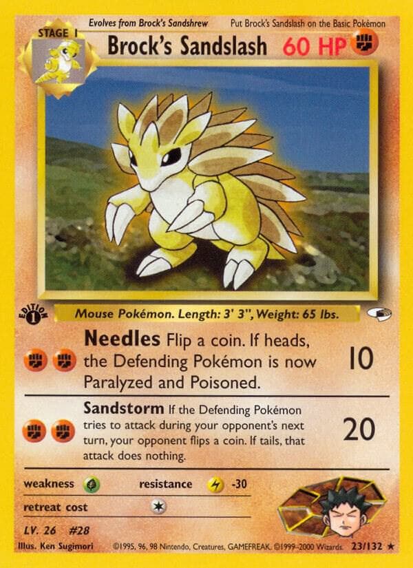 Brock's Sandslash Stage 1