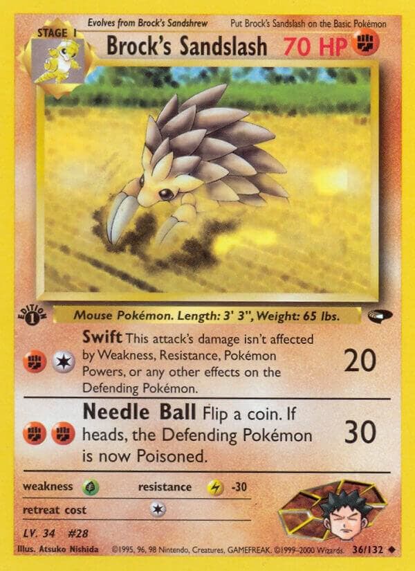 Brock's Sandslash Stage 1