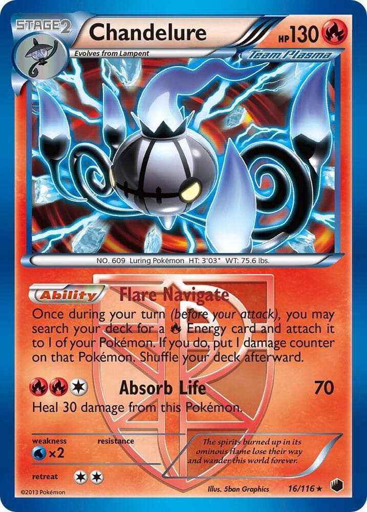 Chandelure Team Plasma Stage 2