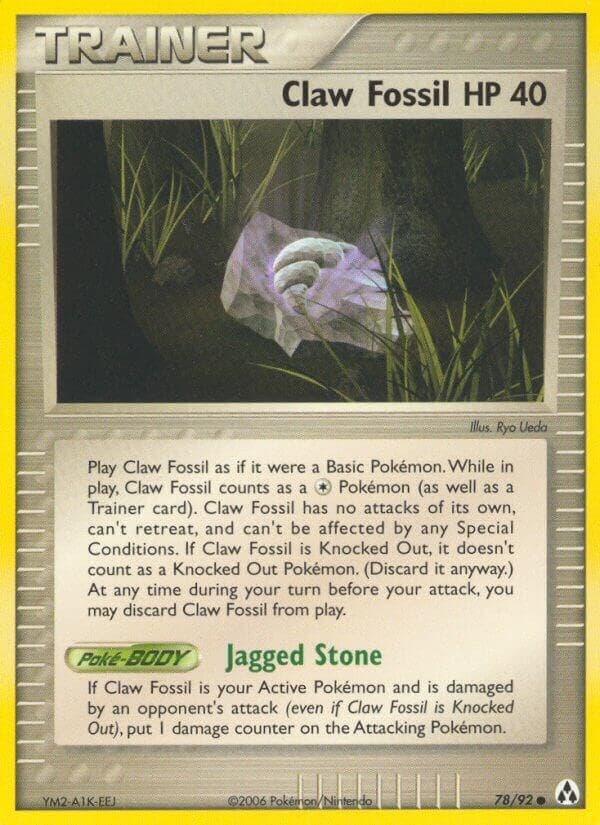 Claw Fossil Item