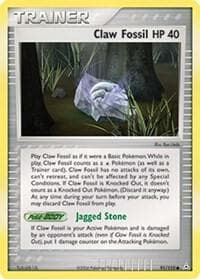 Claw Fossil Item