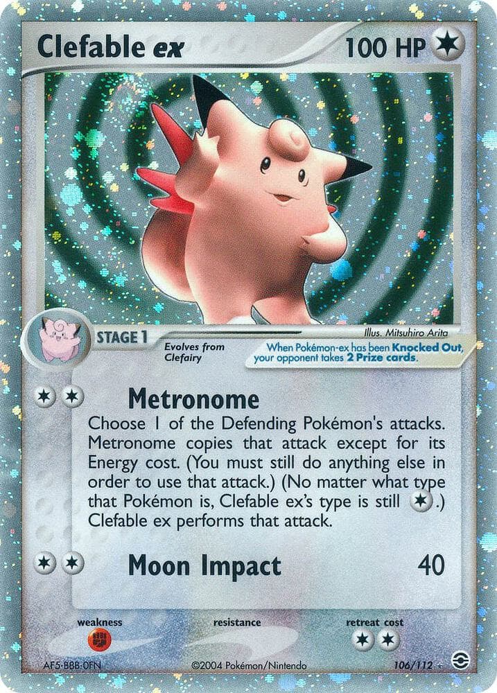 Clefable ex Stage 1