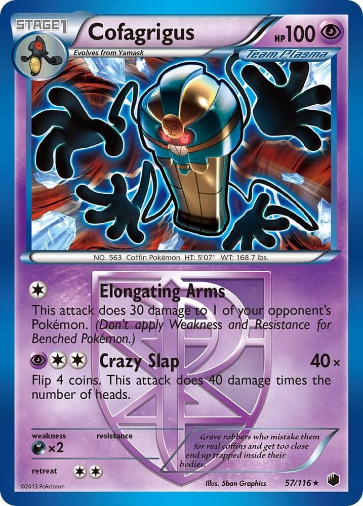 Cofagrigus Team Plasma 57 Stage 1