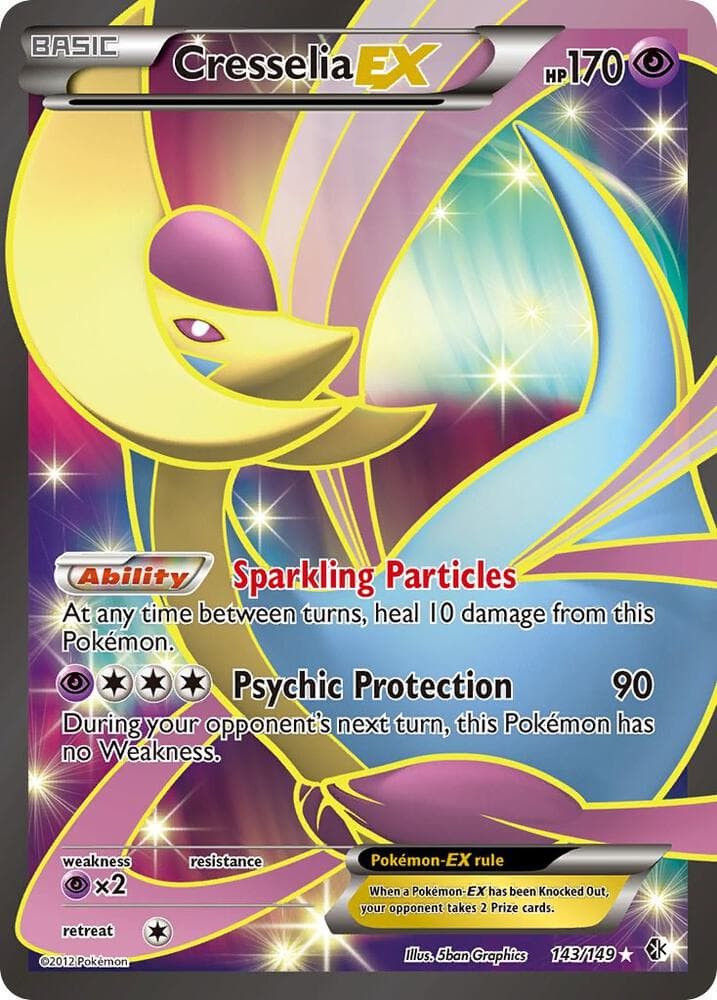 Cresselia EX 143 Full Art Basic