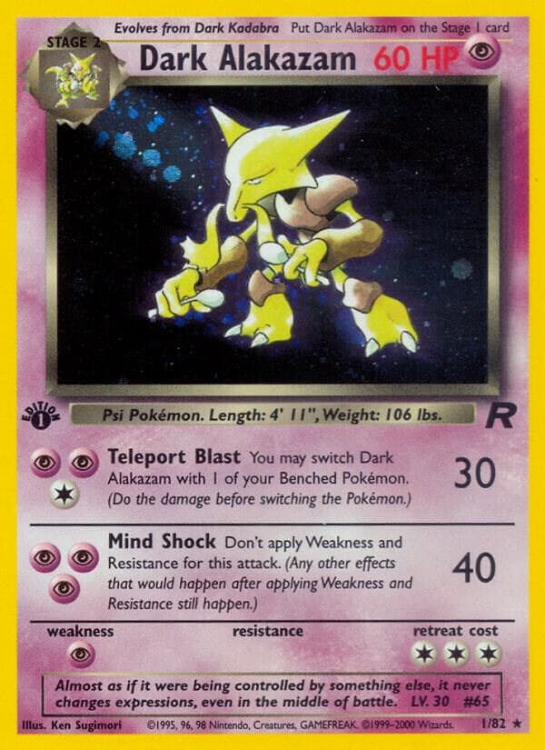 Dark Alakazam Stage 2