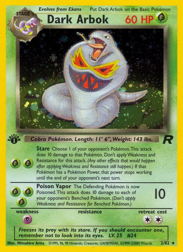 Dark Arbok Stage 1