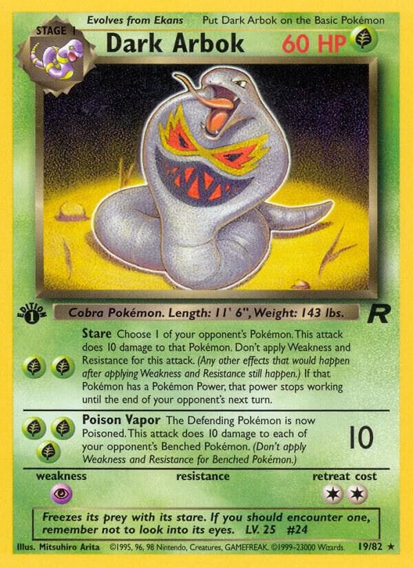 Dark Arbok 19 Stage 1