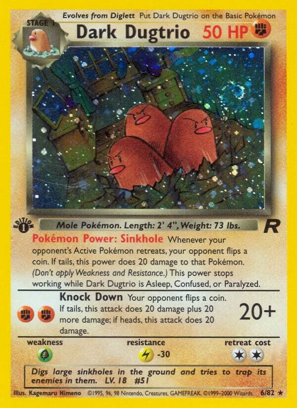 Dark Dugtrio Stage 1