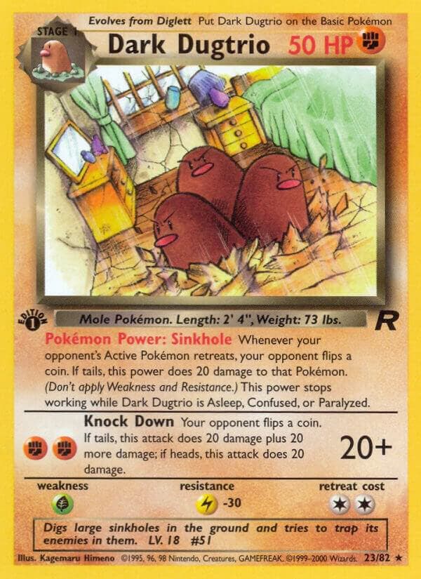 Dark Dugtrio 23 Stage 1