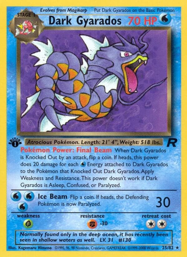 Dark Gyarados 25 Stage 1