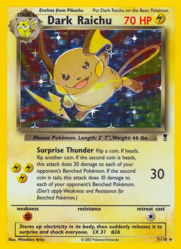 Dark Raichu Stage 1