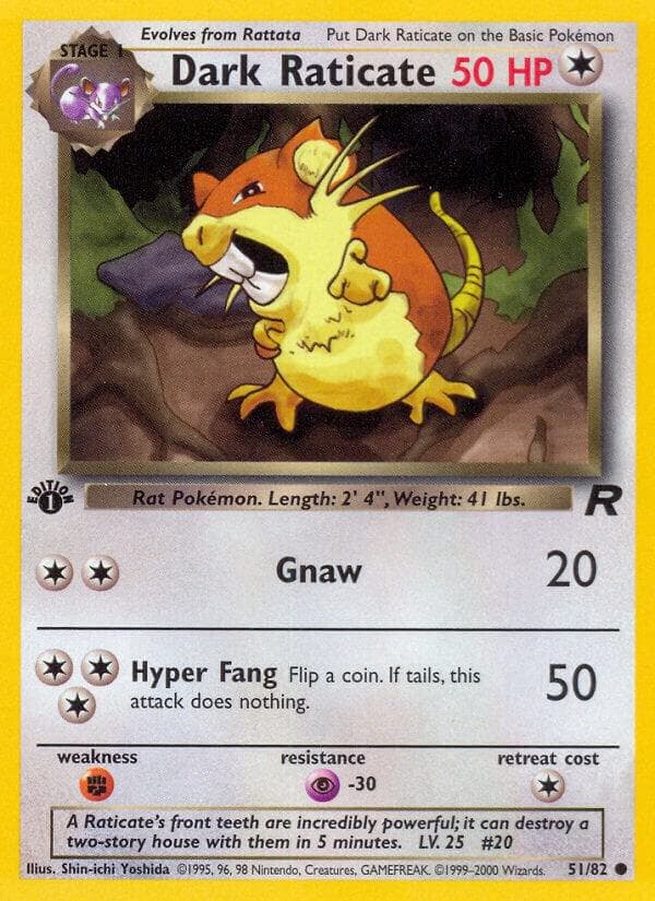 Dark Raticate Stage 1