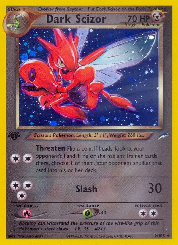 Dark Scizor Stage 1