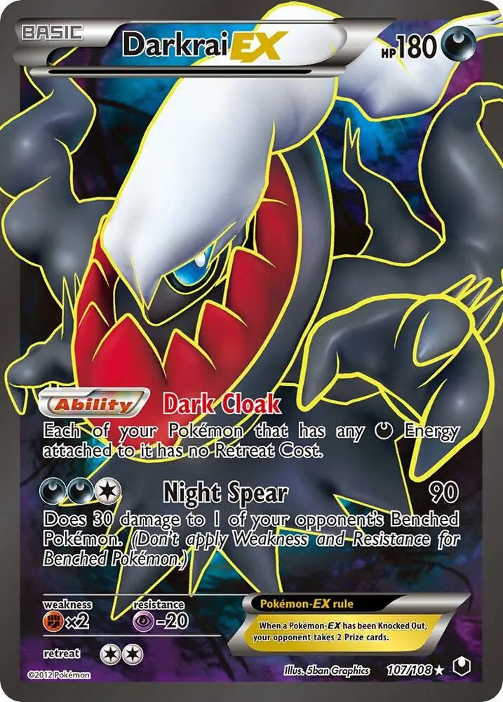Darkrai EX 107 Full Art Basic