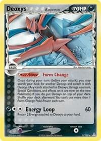 Deoxys Delta Species Attack Forme Basic